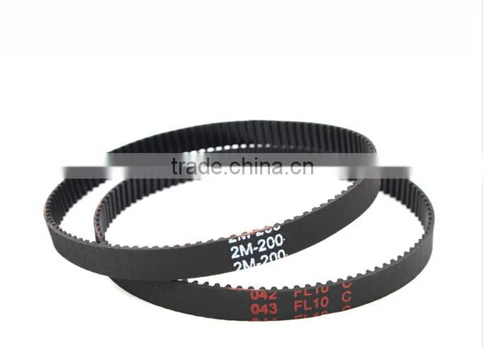 Closed loop rubber S2m timing belt /3D printer belt