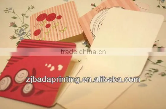Customed Elegant Paper Greeting Cards