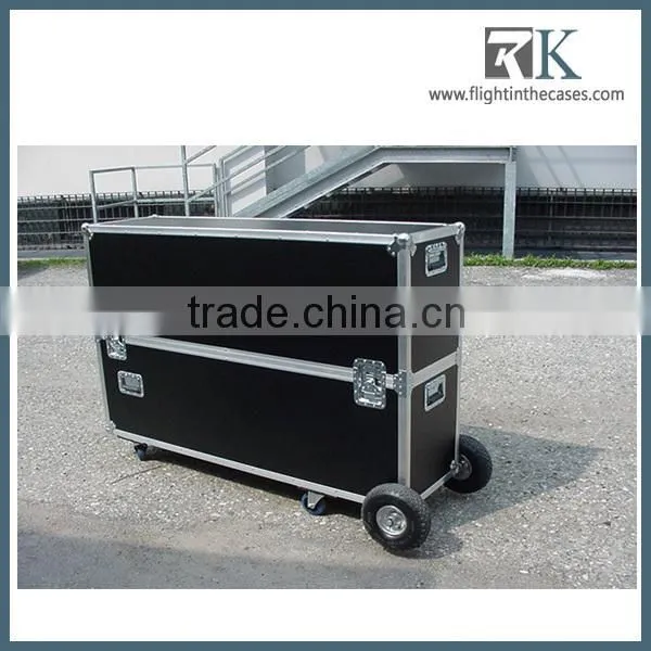 Hot selling!! flight cases for plasma tv by Waterproof,fireproof plywood flight case with top quality made in china