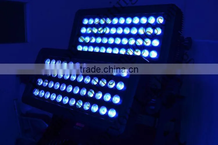 Factory Wholesale Outdoor IP65 Waterproof Rainproof Building City Color Light 96x15W RGBWA+UV 6-IN-1 LED Wall Washer
