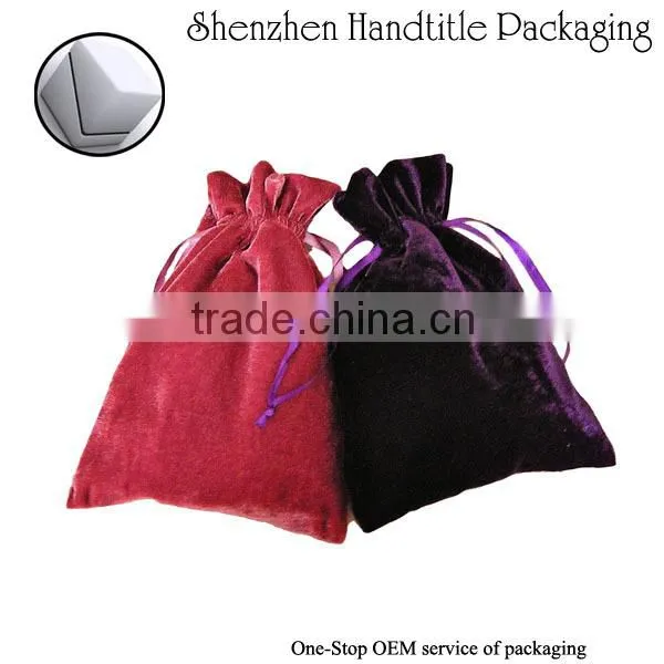 colorful high quality velvet pen pouch