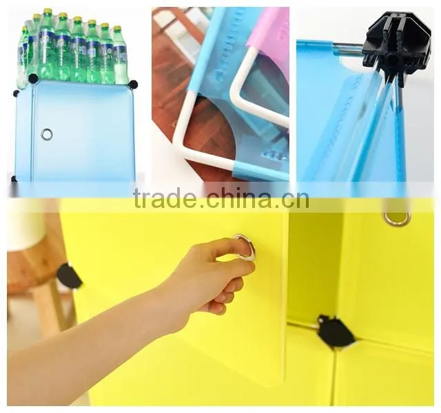 2016 diy easy storage Book Shelf Storage Bookcase with Doors