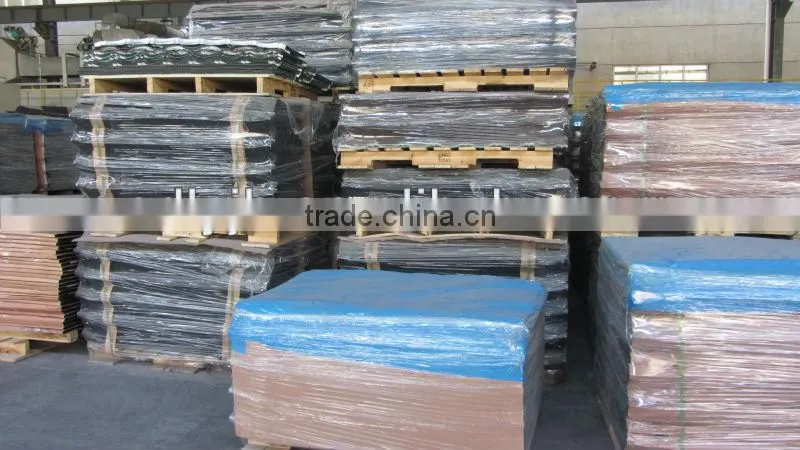 COLORFUL STONE ALUMINUM ROOFING TILE