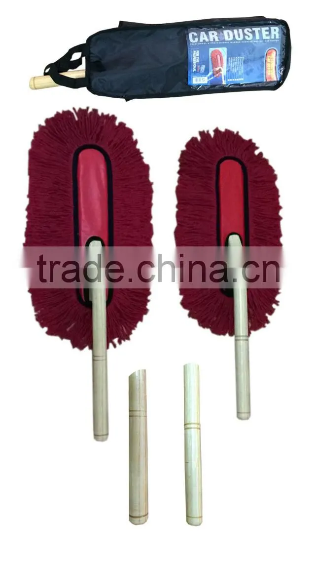 fashion wooden handle car brush