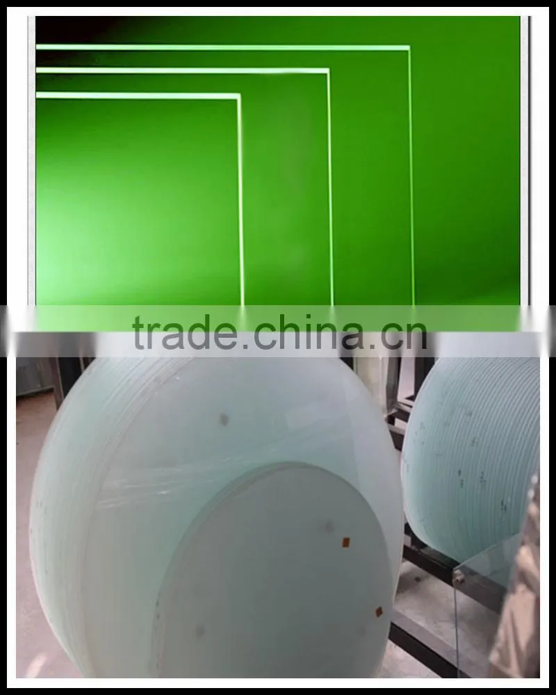 china top quality textured tempered glass for railing