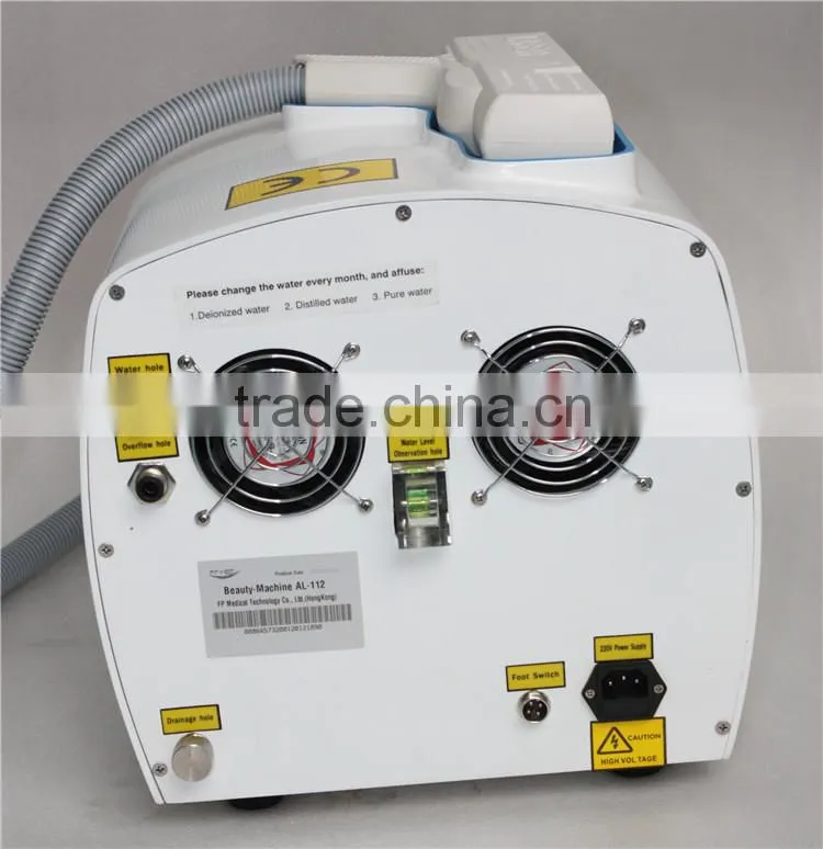 2016 latest laser softlight nd yag laser 1064 nm wavelength tattoo removal machine