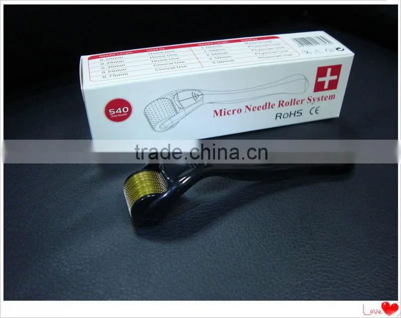 GTO hotsales 540needles derma roller with bottom price
