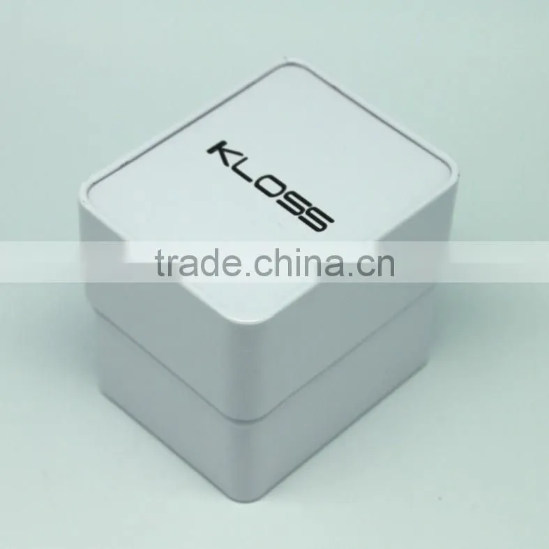 fashion watch display box with bevel face, sponge inside luxury watch boxes wholesale