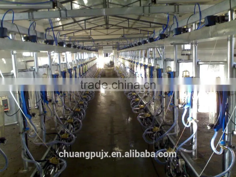 Herringbone Milking Parlor 2x10 with milk flow meter cow Milking Parlor