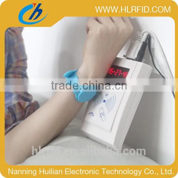 wholesale rfid 13.56Mhz water proof silicon bracelet,rfid printable wristband/watches with nfc chip for mobile payment