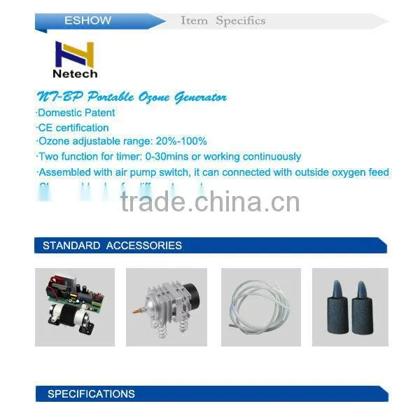 Household water ozonizer