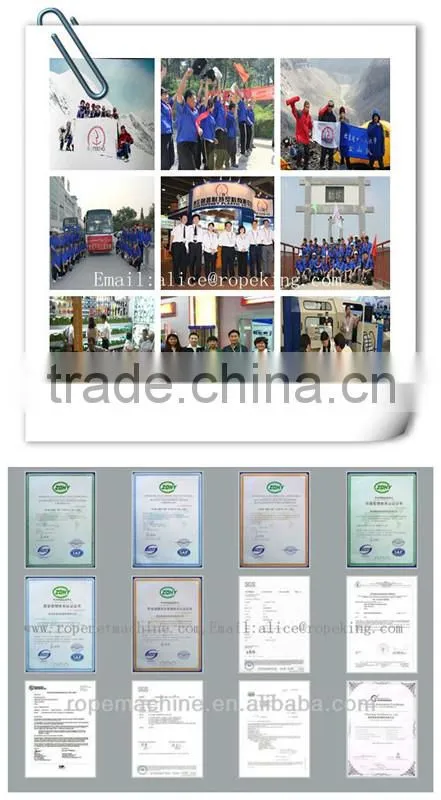 Rope Making Machine M :0086 15163879588 email:alice@ropeking.com