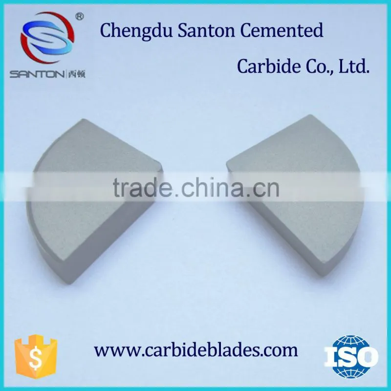 YG6, YG6X, YG8 tungsten carbide welding inserts for turning tool holders