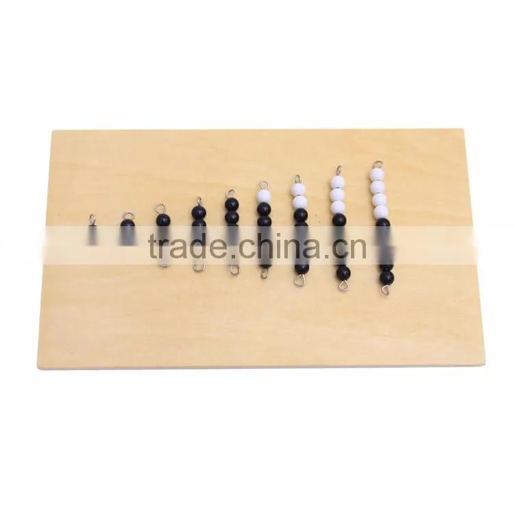 Early learning math toy Montessori wooden toy beads