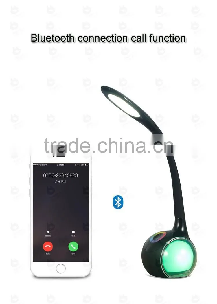 2016 trending products innovative led lamp bluetooth speaker