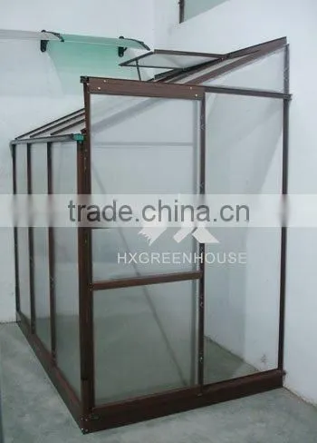 Low cost halls popular lean-to plastic cover mini indoor greenhouse for tomato flower for sale HX64312