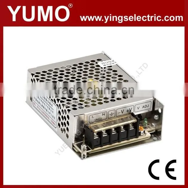 YUMO MS-60 12VDC 15VDC 24VDC 60W Mini size series SMPS LED Switch Mode Power Supply