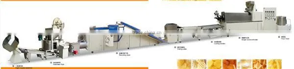 Hot Sale Automatic Food Pellet Processing Machine Stainless Steel Fried snack 2D/3D Pellet Production Line