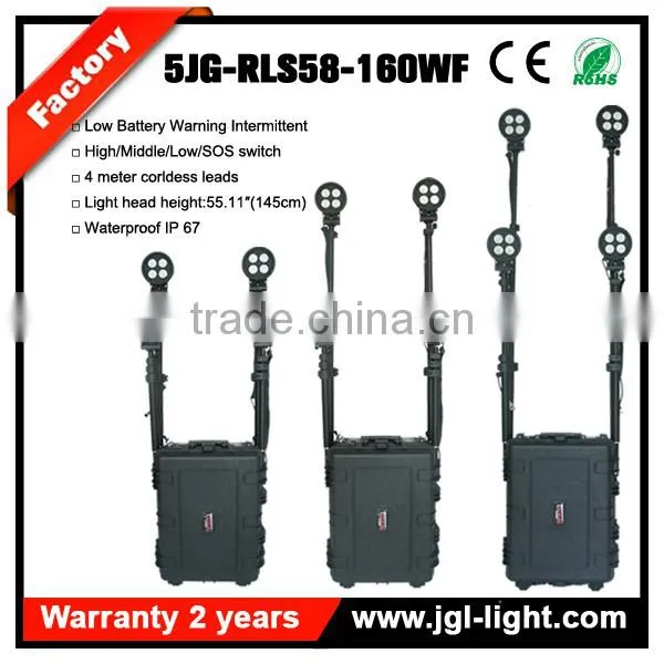 portable led searchlight for emergency RLS58-160WF Portable Guangzhou fire resistant emergency light