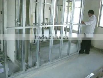Drywall galvanized metal stud and track for building material