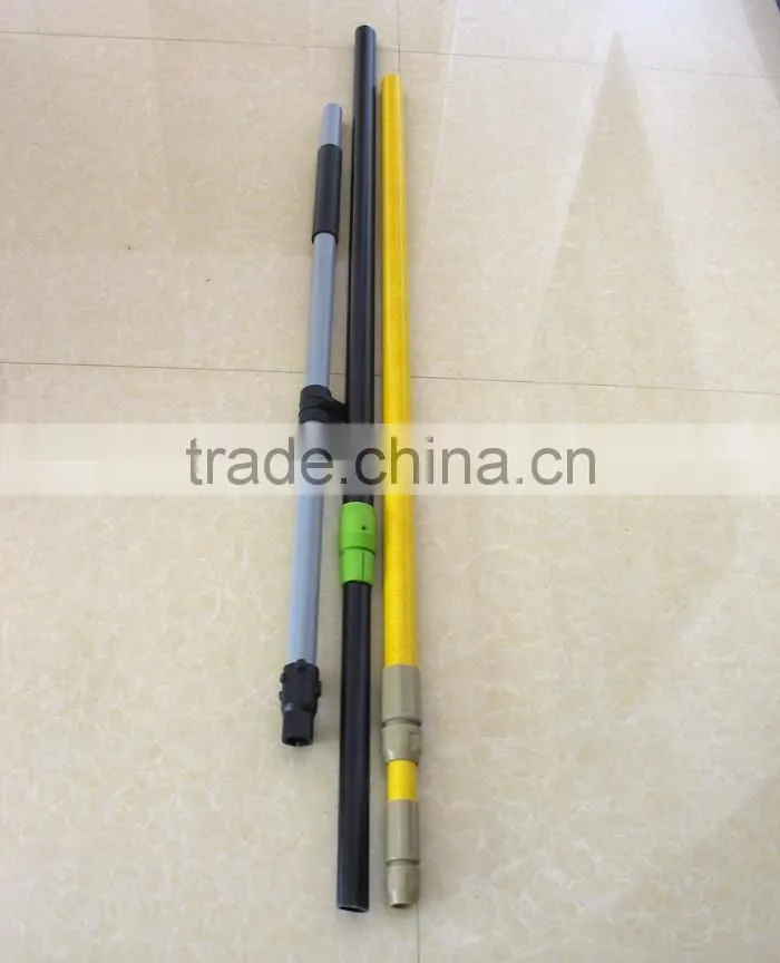 Snap - in type Pultruded Smooth Telescopic frp tool retractable handle