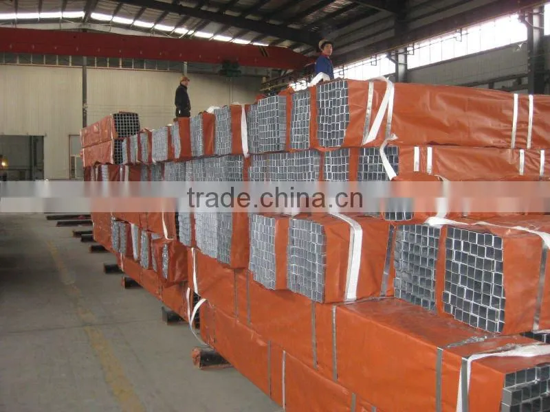 HDG rectangular steel tube for pool gate post