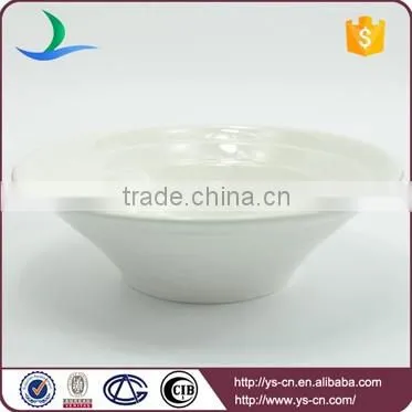 Wholesale custom white ceramic noodle bowl