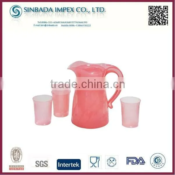 1.2L collapsible water cooler jug with 4 cups