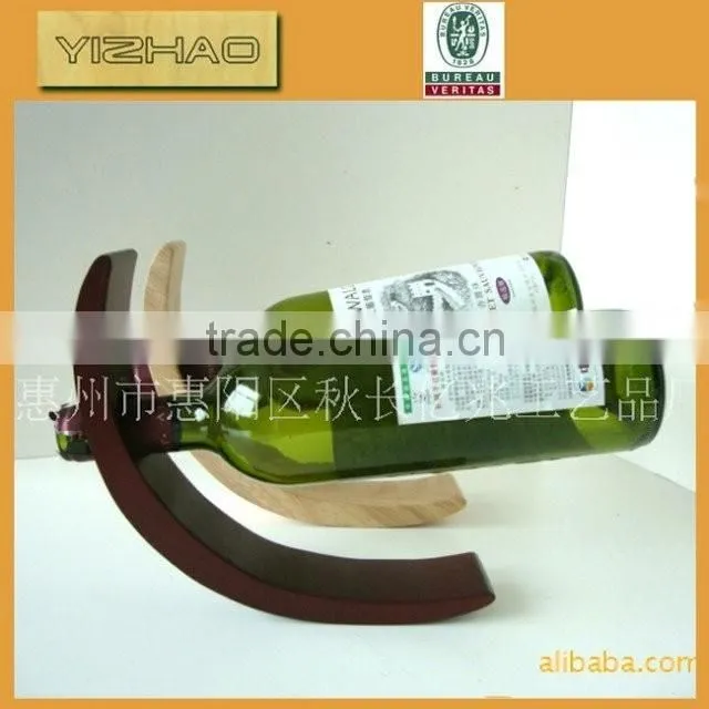 Custom Design Wooden Red Wine Holder, Single Wooden Wine Rack, Wine Rack