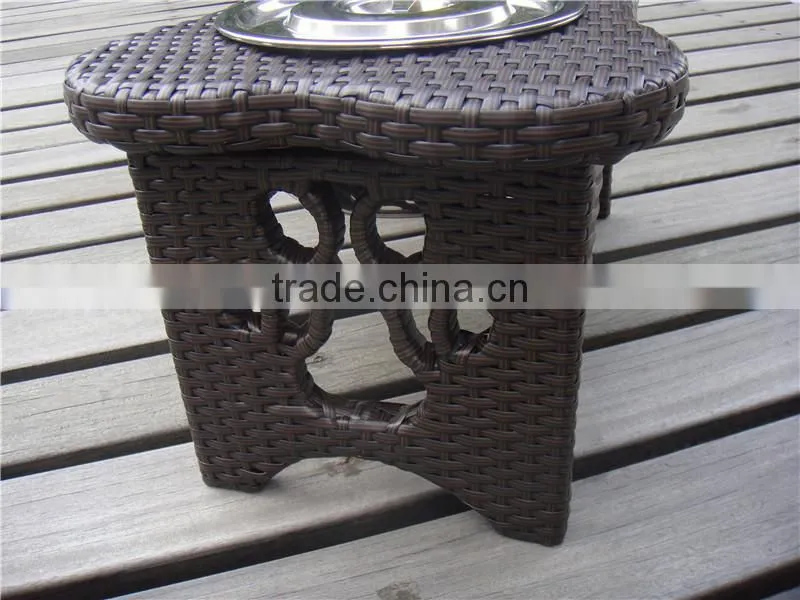 Stainless Steel Rattan/Wicker Dog bowl