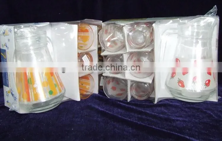 Hot Summer Glass Wine Bottle Set Of Lower Price And Vivid Impression