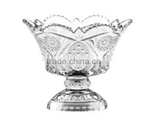 beautiful shape glass ice cream cups