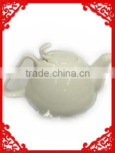 2014 Ceramic Porcelain Round teapot/porcelain kettle