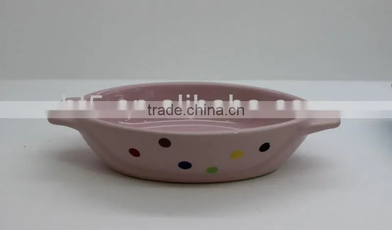 mini stoneware snack baking plate
