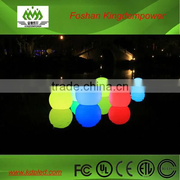 Diameter 50cm plastic led waterproof landscape ball