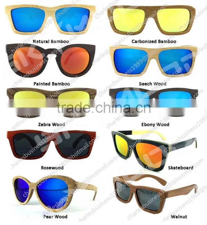 custom produce acetate leg, wooden frame sunglasses, FDA&CE
