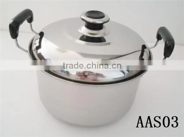 2015 Large stainless steel cooking pot/American style stock pot/high quality soup pot