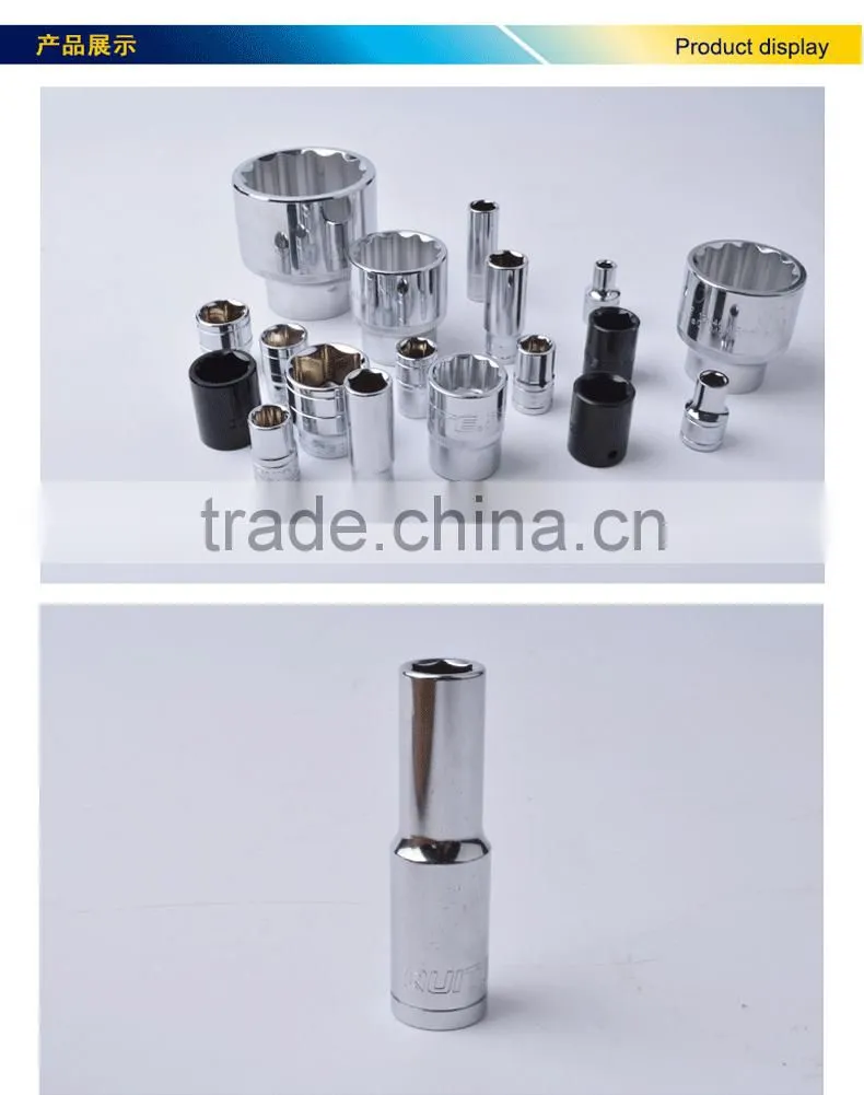 12.5MM Drive Metric Deep Hand Socket,6PT hand socket