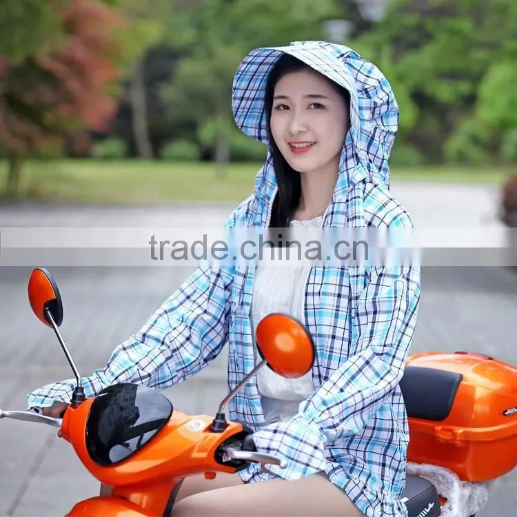 Women Breathable Windbreaker Colorful Outdoor sports Cycling Sun-proof Sun Protection Clothing