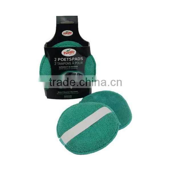 2016 Soft Microfiber car wax sponge/car polish sponge/wax applicator