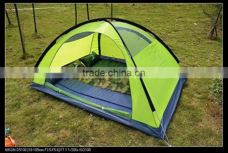 Hot selling double camping tents with bright color
