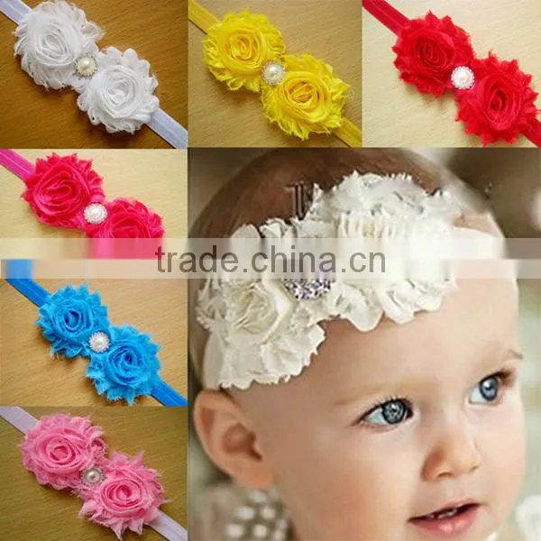 CF 0731 wholesale large hot sell ribbon twisted fabric boutique hair bows with clips