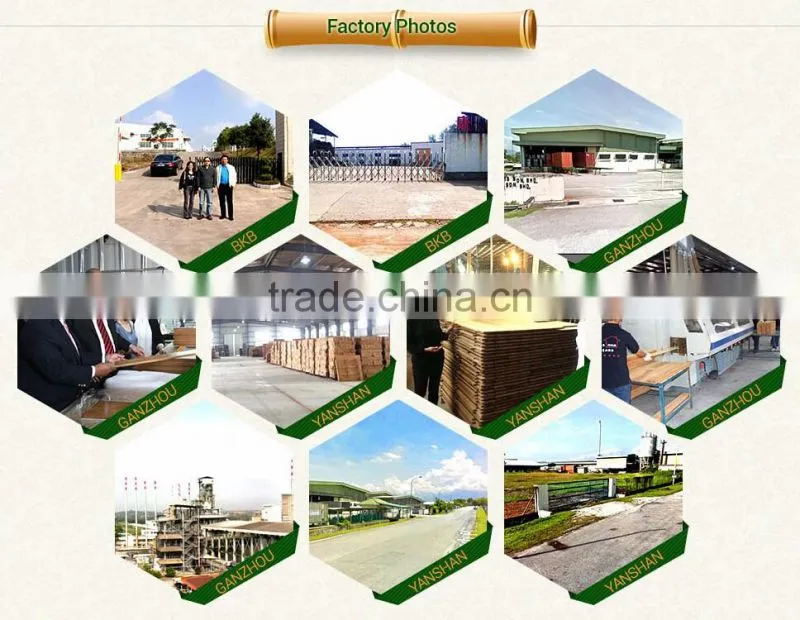 Construction Used Bamboo 3 - 50 mm Commercial Plywood Panel with CE FSC PEFS Certificates