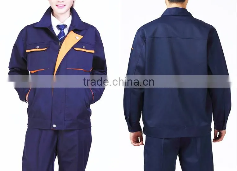 2016 OEM unisex engineering overall industrial uniforms workwear