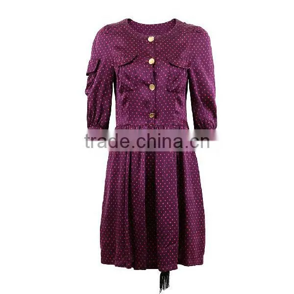 Women elegant fitted vintage hippie dresses