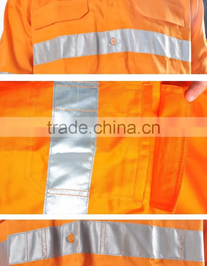 Shinco aramid FR orange long sleeve shirt