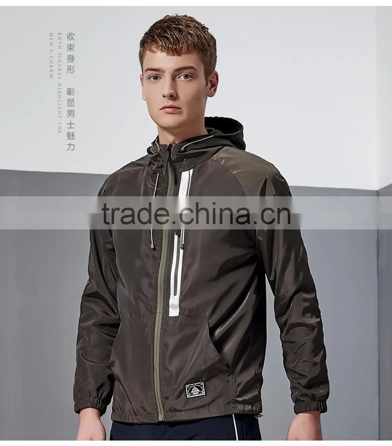 Hot Selling Men Cool Hiphop Style High Quality Solid Jacket Sports Jogging Outerwear Coat M-4XL XN-PJ16032
