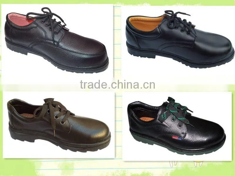 split leather safety shoes/high ankle PU safety shoes boots/industrial safety shoes