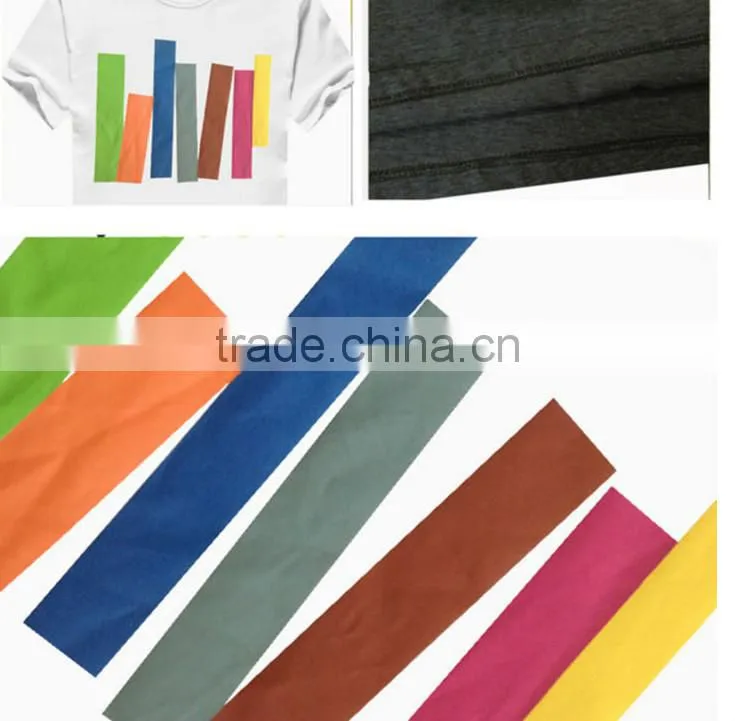 Round Collar Knit Black Custom Printed T Shirts