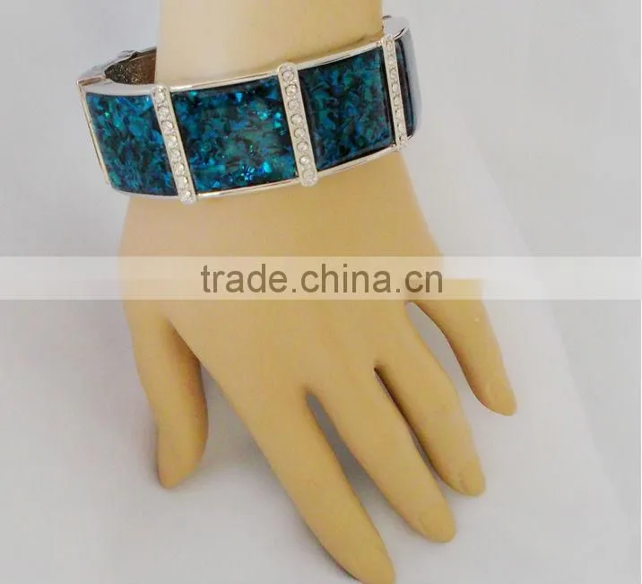 Abalone shell big bracelet female set auger